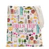 POFULL New York Vacation Gift Trip New York Tote Bag (Girls Trip New York Tote Bag) view 1