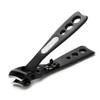 BEZOX Thick Nail Clipper with Slant Curved Blade - Seniors Toenail Clippers for Thick and Ingrown Nails, Fingernail Clippers with Built-in Nail File and Storage Pouch - Matte Black view 1
