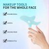 2 Pack Silicone Eyeliner Tool 3-in-1 Reusable Eye Stencils Makeup Aid Tool, Perfect for Eyelash, Eyeshadow, and Eyeliner Application, Suitable for Beginners view 2