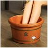 Foot Spa Bath Wooden Foot Washing Bucket, Oak Footbath, Foot Bath Barrel for Household, Foot Soaking Barrel, Foot Relaxing Foot Massage Bucket, Pain Fatigue Relief view 4