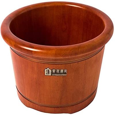 Foot Bath Spa Foot Bath Basin, Foot Washing Barrel, Foot Spa Wooden Tub, Massage Pedicure Barrels, Household Pain Fatigue Relief