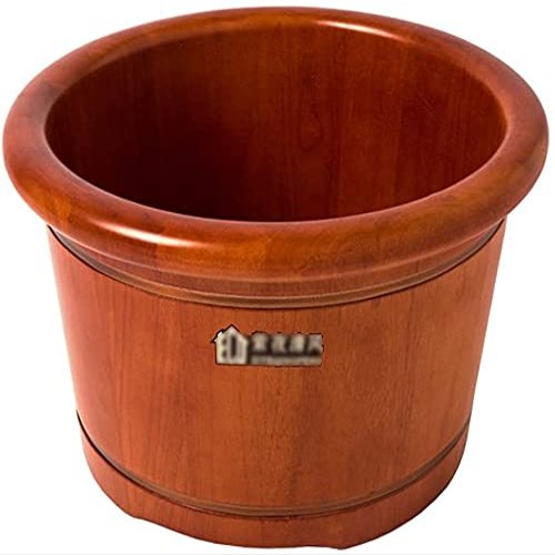Foot Bath Spa Foot Bath Basin, Foot Washing Barrel, Foot Spa Wooden Tub, Massage Pedicure Barrels, Household Pain Fatigue Relief