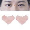 2Pcs Rose Quartz Eye Mask, Jadestone Eye Patch Reduce Edema Relieve Eye Strain Heart Shaped Stone Eye Pad for Massage Cooling Mask view 2