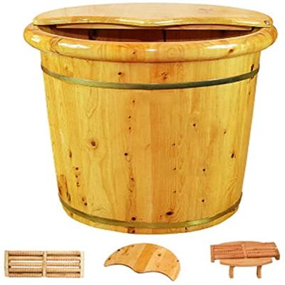 Katzowen Foot Bath Spa Foot Bucket Foot Detox Massage Spa Bucket, Very Good for Ankles, Toe Nails, Feet! Foot Tub with Removable Massage Beads Pedicure Basin Foot Spa Bath Massager