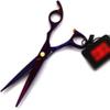 Barber Scissors 6 Inch Professional Hairdressing Set Purple Hairdressing Scissors Flat Shear + Tooth Scissor Set view 3