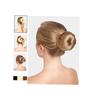 Beaupretty 3pcs Hair Donut Bun Maker Beige Hair Styler for Elegant Ballerina Buns Easy to Use for Dance and Special Occasions view 2