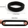 100PCS Black Hair Ties for Women Girls, Seamless Thick Black Hair Band, Elastic Hair Ties No Damage Ponytail Holder view 4