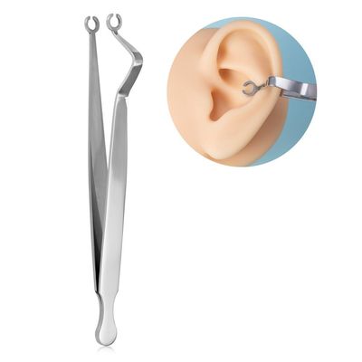 DJCIW Ear Cartilage Piercing Clamps,Stainless Steel Piercing Tool for Precise and Controlled Cartilage Tragus Helix Daith Rook Piercing