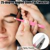 2PCS Tweezers Set for Women and Men, Precision Tweezer kit for Ingrown hair, Facial Hairs, Chin Hair, and Splinter Removal, Professional Eyebrow Plucker Tweezers, Pink view 3