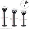 BodyJ4You 4PC Labret Tragus Cartilage 16G Studs - Piercing Aftercare Saline Cleanser view 3