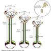 BodyJ4You 4PC Labret Tragus Cartilage 16G Studs - Piercing Aftercare Saline Cleanser view 3