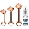 BodyJ4You 4PC Labret Tragus Cartilage 16G Studs - Piercing Aftercare Saline Cleanser view 1