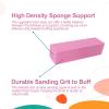 12 Pcs Nail Buffer Block for Acrylic and Natural Nails, 4 Sided Sanding Buffers for Gel Nails Fingernail Shine Buffing Filer Set, Professional Manicure Polisher Buffer Bulk Medium Grit Mix Color view 3