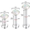 BodyJ4You 4PC Labret Tragus Cartilage 16G Studs - Piercing Aftercare Jojoba Oil view 2