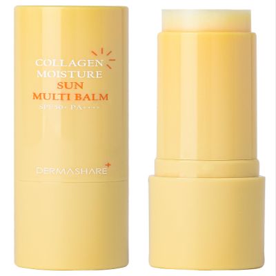 Dermashare Collagen Sun Grow balm SPF50 Brightening &Hydrating UV Shild for Glowing Skin Anti-Aging Korean Skincare 11g(0.38oz)