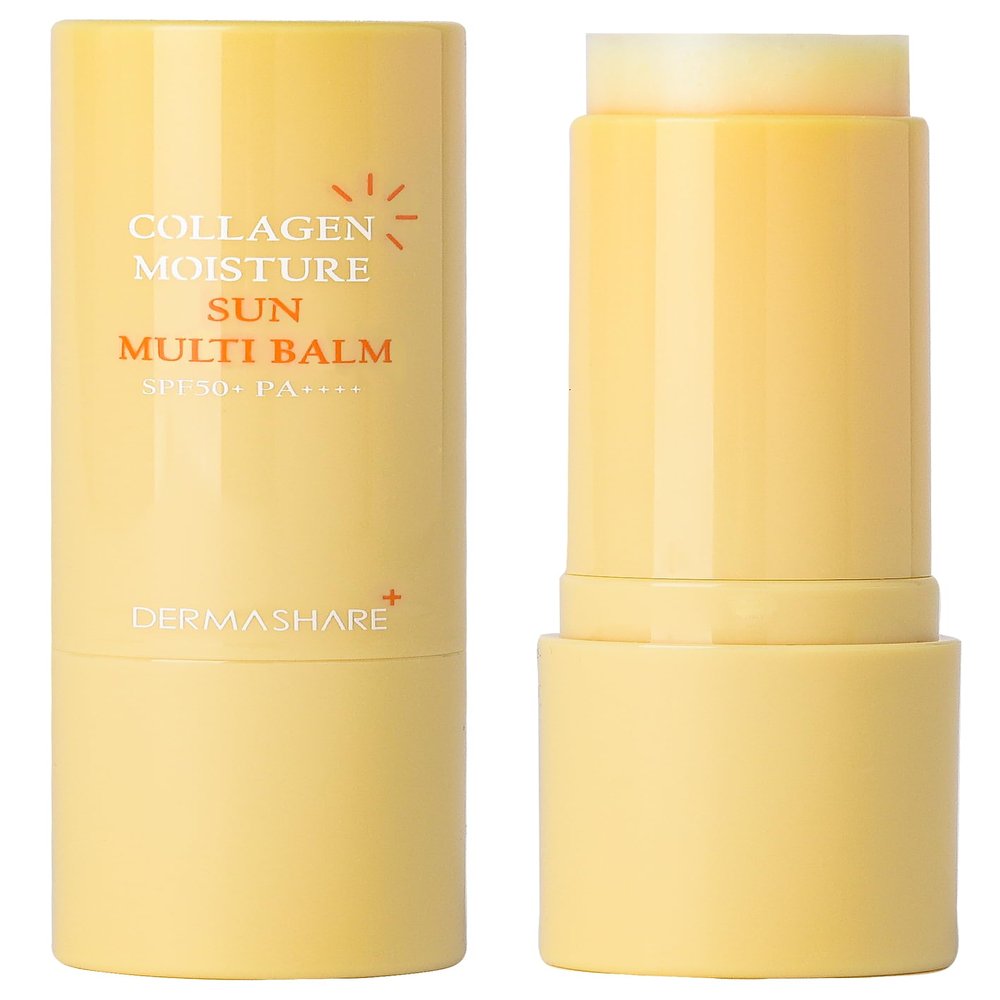 Dermashare Collagen Sun Grow balm SPF50 Brightening &Hydrating UV Shild for Glowing Skin Anti-Aging Korean Skincare 11g(0.38oz)