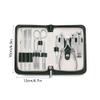 Nail Care Tools Nail Cutter Set Stainless Steel Manicure Kit with PU Leather Travel Case for Men and Women view 2