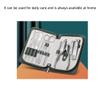 Nail Care Tools Nail Cutter Set Stainless Steel Manicure Kit with PU Leather Travel Case for Men and Women view 3