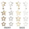 FREEBLOSS 40Pcs Star Acrylic Nail Charms Silver Star Nail Charms Nail Art Charms Shiny Charms for Nail view 3