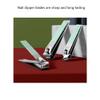 Nail Clipper Set Nail Care Tools Manicure Set Stainless Steel Nail Clipper with Leather Case for Men and Women (Color : Green A) view 4