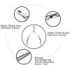 Cuticle Trimmer Cuticle Nippers, Durable Cuticle Cutter, Salon Toe Nail Cuticle Clippers, Stainless Steel Cuticle Remover Cuticle Scissor, Pedicure Manicure Tools for Fingernails and Toenails view 2