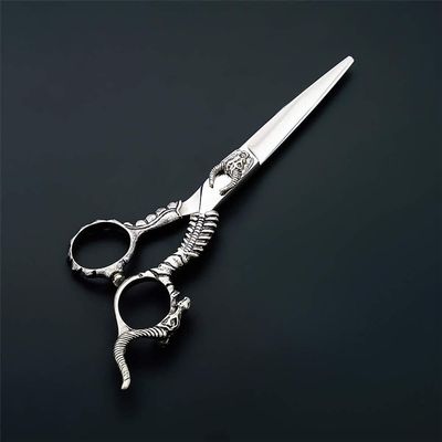 6.0 Inch European Vintage Hairdressing Scissors Flat Scissors Tooth Scissors Thinning Scissors