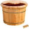 Katzowen Foot Spa Bath Foot Bath Barrel Wooden Foot Tub Thicken Foot Basin Wooden for Soaking Feet Massager Foot Tub Bucket Foot Spa Tub Foot Soaking Foot Soaking Household Items Decor view 1