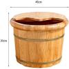 Katzowen Foot Spa Bath Foot Bath Barrel Wooden Foot Tub Thicken Foot Basin Wooden for Soaking Feet Massager Foot Tub Bucket Foot Spa Tub Foot Soaking Foot Soaking Household Items Decor view 2