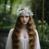 Vivivalue Wedding Flower Crown Women Flower Headband Hair Wreath Floral Headpiece Halo Party Prom Photos view 2