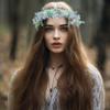 Vivivalue Wedding Flower Crown Women Flower Headband Hair Wreath Floral Headpiece Halo Party Prom Photos view 4