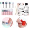 Makartt Nail Drill Bits Set, 10Pcs Tungsten Carbide Nail Drill Bits Bundle Nail Glue Remover for Acrylic Nails Press on Nails view 1