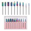 Makartt Nail Drill Bits Set, 10Pcs Tungsten Carbide Nail Drill Bits Bundle Nail Glue Remover for Acrylic Nails Press on Nails view 2