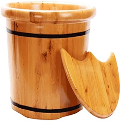 Foot Spa Bath Solid Wood Cedar Barrel Footbath Foot Barrels Foot tub BarrelFoot Massage Foot Spa Bath Massager
