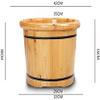 Foot Spa Bath Solid Wood Cedar Barrel Footbath Foot Barrels Foot tub BarrelFoot Massage Foot Spa Bath Massager view 2
