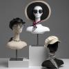 XPLKQXE Manikin Head Stan, Adjustable Height Wig Head and Stand, Female Styrofoam Foam Mannequin Holder for Helmet Jewelry Glasses Headband (Color : Brown) view 2
