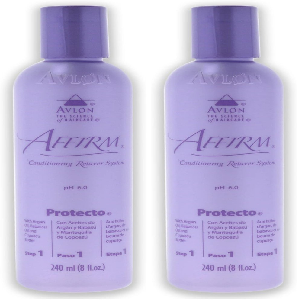 Avlon Affirm Conditioning Relaxer System Protector Unisex 8 oz (Pack of 2)