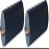9" Full Round Bolster - Royal Blue (Pack of 2) view 1