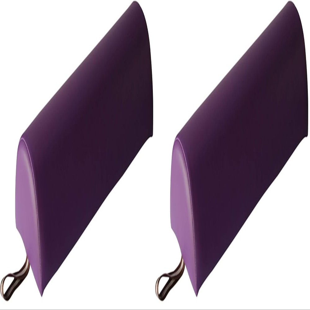 Master Massage 6" Half Round Bolster - Purple (Pack of 2)