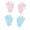 1 Set 2 Pairs Scrub Gloves Body Scrub Wash Mitts Exfoliating Gloves Facial Scrub Face Scrubbers Bath Loofah Body Scrub Exfoliator Practical Bath Glove Exfoliating Spa view 1