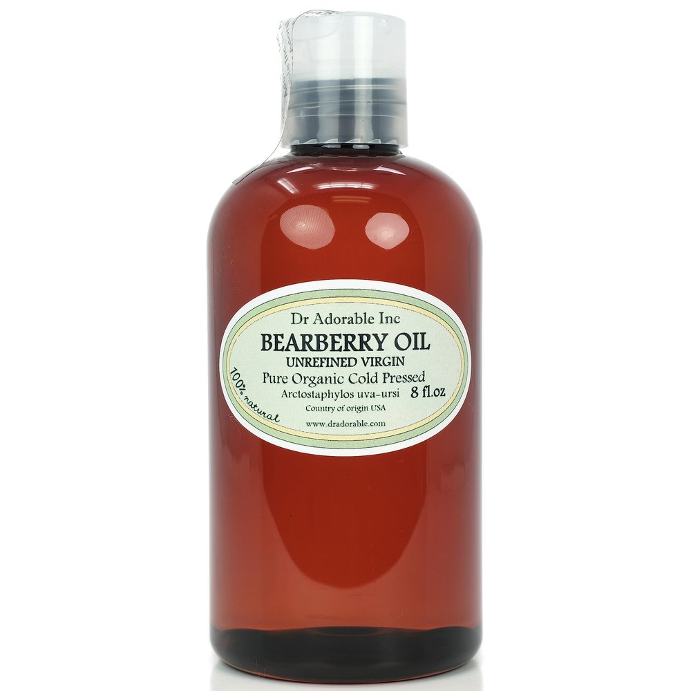 Dr Adorable - 8 oz - Bearberry Seed Oil - 100% Pure Natural Organic Cold Pressed Unrefined