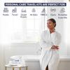 Personal Care Travel Toiletries | 1-Shoppe Amenities Kit | Travel Shaving Set, Toothbrush & Paste, Mouthwash, Makeup Wipes, Swabs, Nail File & Sewing Kit | 150 Pieces view 2