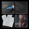 Tattoo Needles, 50pcs Disposable Mixed Assorted Tattoo Needles - Round Liner, Round Shader, Magnum Needles, 5pcs of each 3RL 5RL 7RL 9RL 3RS 5RS 7RS 9RS 5F 7F view 3