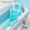 Adult Bath Pillow, Foldable Neck Support EPS Full Body Bath Pillow High Elasticity Quick Drying for Home Use (Blue) view 2