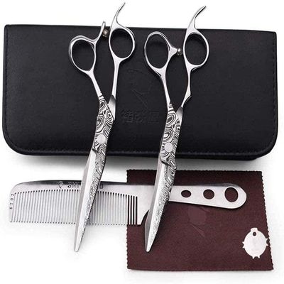 2 X Professional Premium Thinning Hair Scissors 6 Inches Extra Sharp Modeling Scissors Hairdressing Scissors for Thin Hair and Modeling Thin