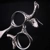 Barber scissors Angel Handle Hairdressing Scissors Flat + Tooth Scissors Set Professional 440C Hairdresser 6 Inch Hairdressing Scissors Set Scissors view 3