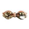 Women headwear bow hair clip barrette cute hair pin rhinestone hair accessories for women (Color : Brown) view 1