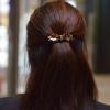 Women headwear bow hair clip barrette cute hair pin rhinestone hair accessories for women (Color : Brown) view 3