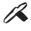 minkissy 1pc Portable Holder Waist Bag Lightweight Storage Case for Massage Oils Black Convenient Organizer for Practitioners view 1