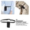 minkissy 1pc Portable Holder Waist Bag Lightweight Storage Case for Massage Oils Black Convenient Organizer for Practitioners view 3