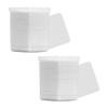 Beaupretty 400pcs Cosmetic Cleaning Pads for Nail Polish Removal Nail Art Supplies for Home and Salon Use Cotton Pads for Efficient Makeup and Gel view 1